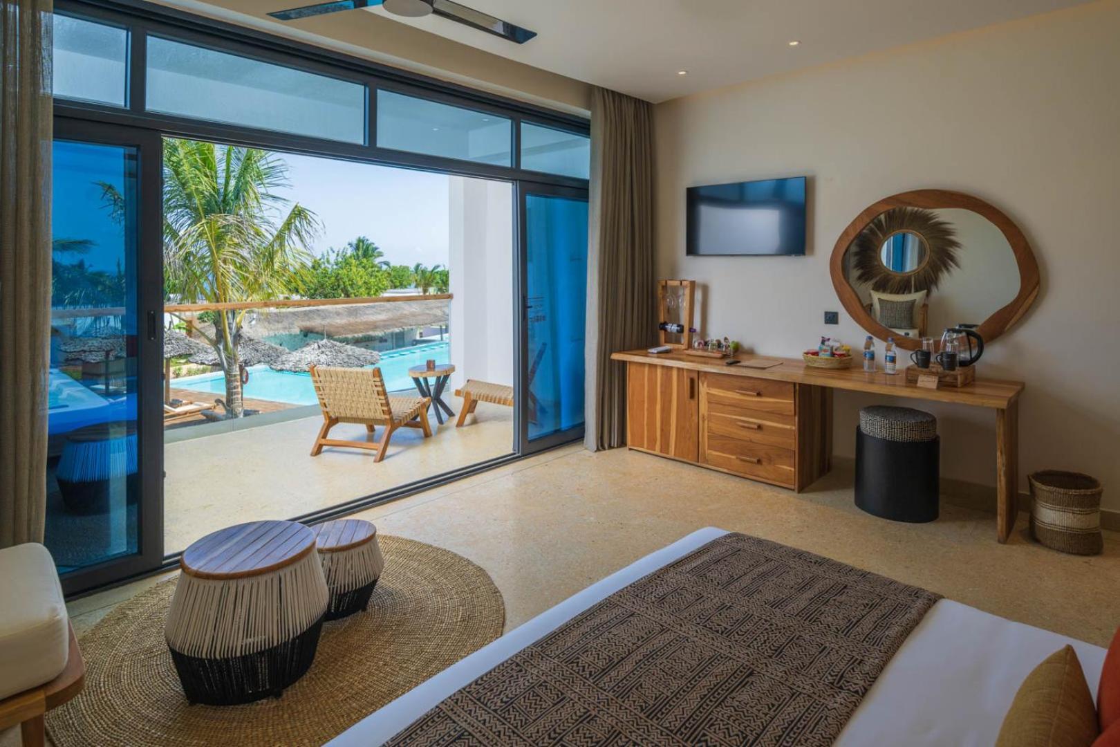 Hotel Aldiana Club Zanzibar Kwanza Kizimkazi Exteriér fotografie A bedroom at the resort